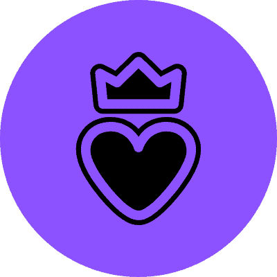 heart with crown