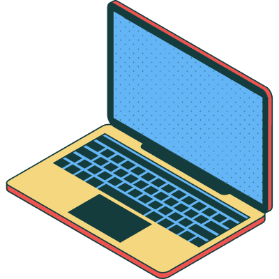 open laptop
