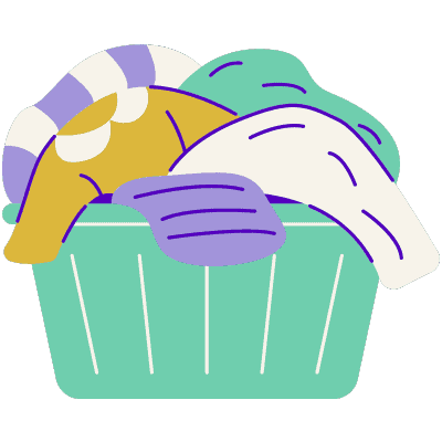basket of clothes