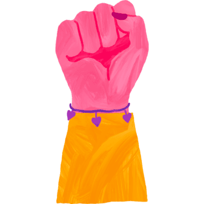 fist in the air graphic
