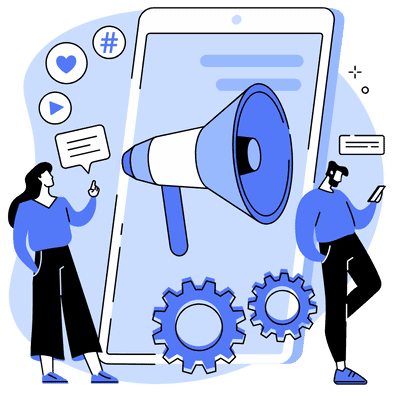 man and woman communicating with each other