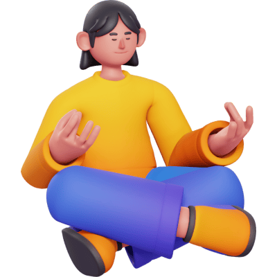 person meditating
