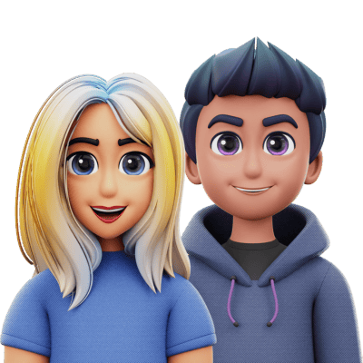 woman and man smiling