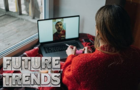 Man and Woman Having an Online Date - Future Trends