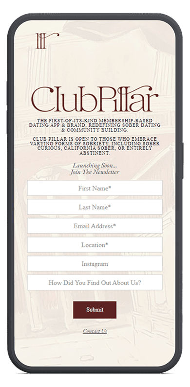 Club Pillar Mobile Screenshot