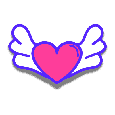 heart with wings