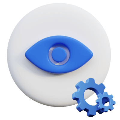 Profile Visibility Settings 3D Icon