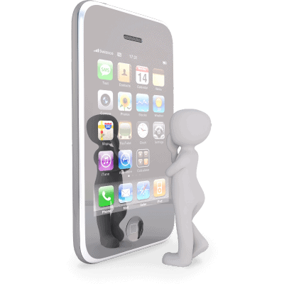 person with smartphone