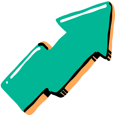 upward arrow