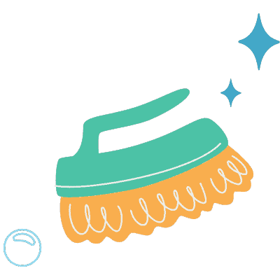 spring cleaning brush