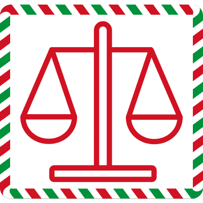 balance christmas icon