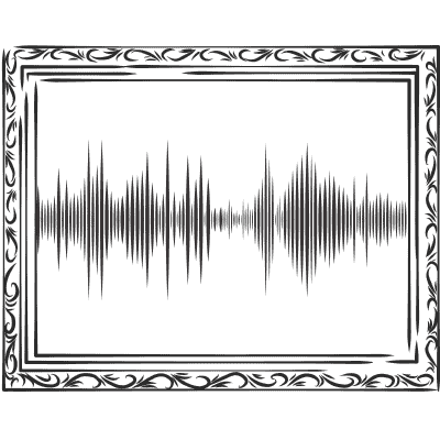 sound wave art sketch
